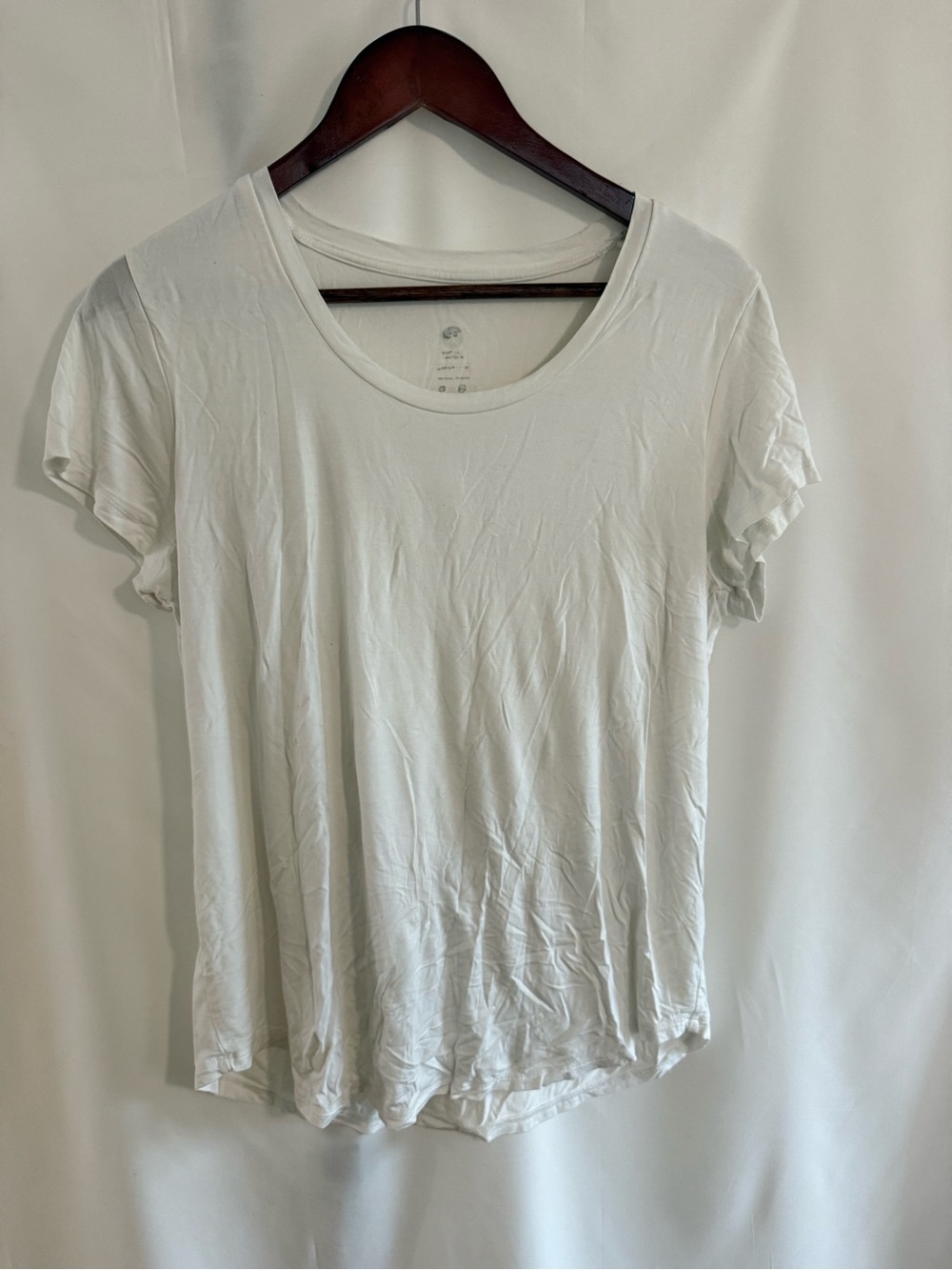 Kindred Bravely White Short-Sleeve Scoopneck Tee
